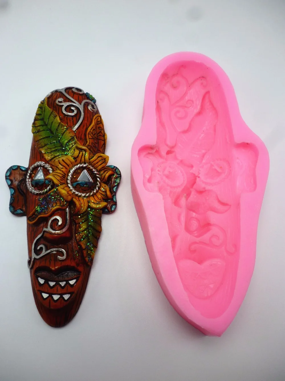 Форма для африканской маски лица силиконовая форма инструменты выпечки кухонные