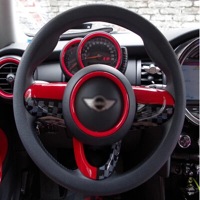 Автомобильный Стайлинг чехол на руль силиконовый для BMW MINI Cooper S R50 R53 R56 R60 F55 F56 Clubman