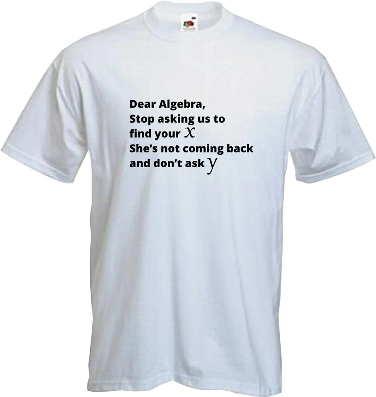 DEAR ALGEBRA футболка с надписью STOP ASKING Maths Clever Geek Fun Cool новые качественные футболки