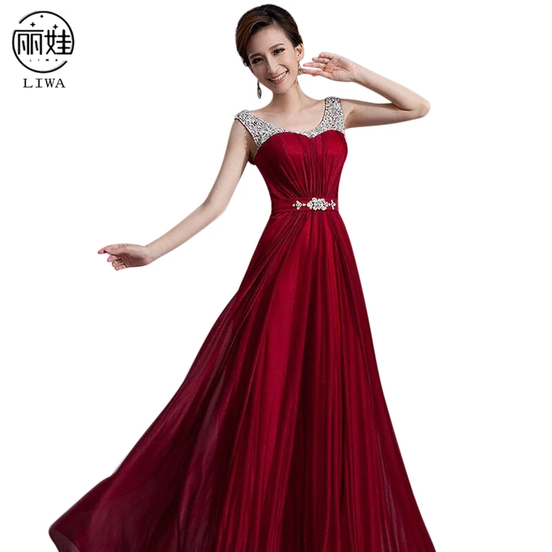 Длинное вечернее платье с v-образным вырезом расшитое бисером большого размера