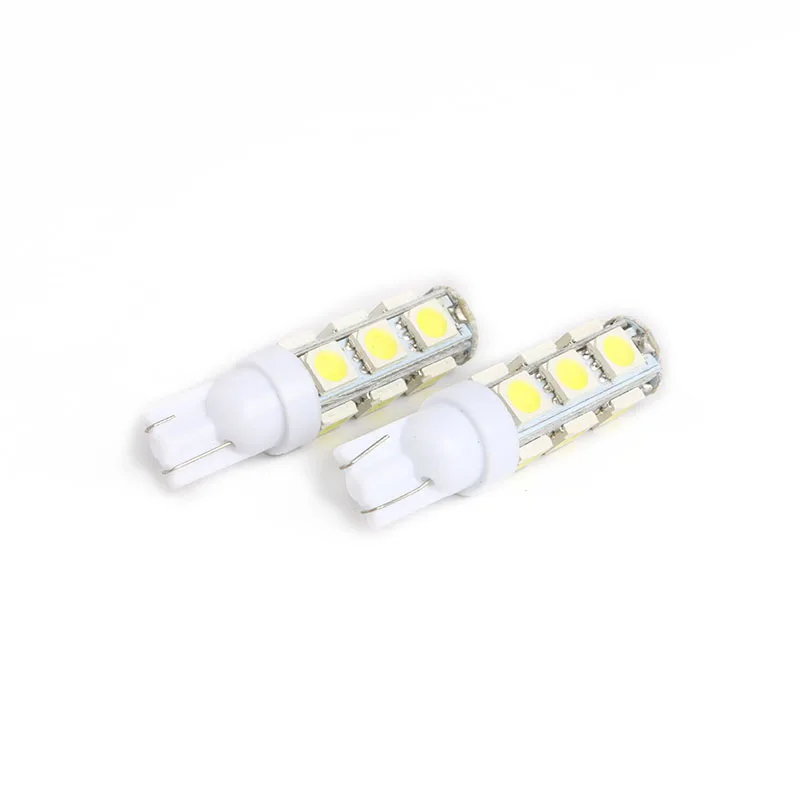 2 шт. автомобисветильник светодиодные лампы T10 13 SMD 5050 194 501 W5W 12 В|Сигнальная лампа| |