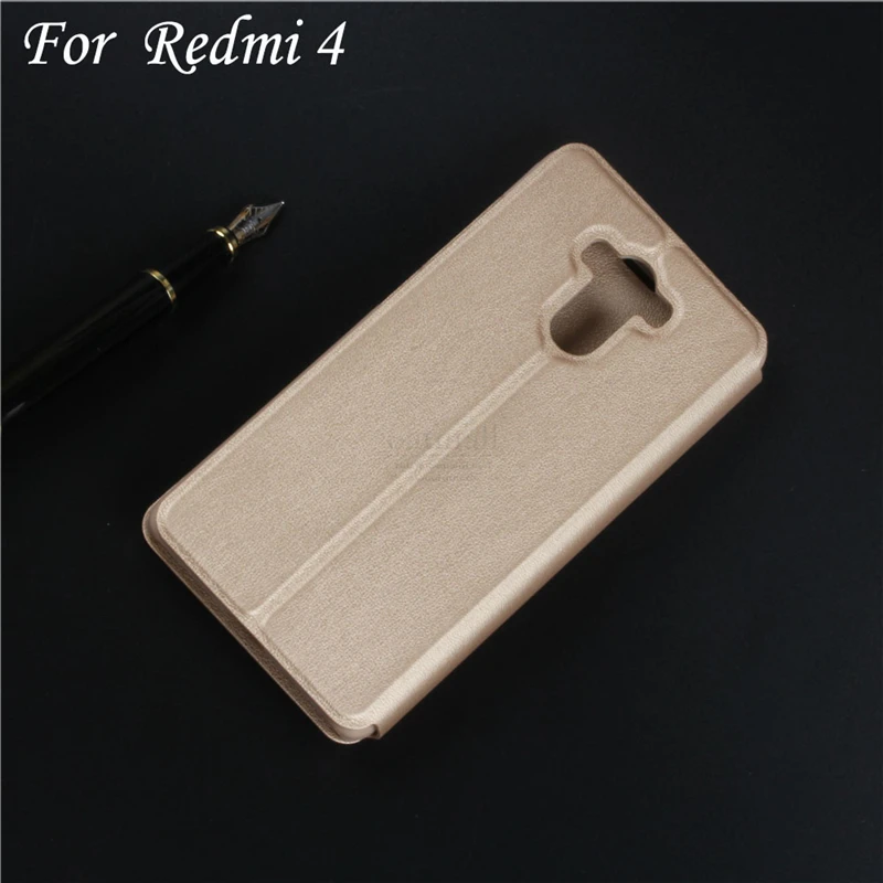 Роскошный умный флип-чехол из искусственной кожи для Xiaomi Redmi 4X чехол-пленка с