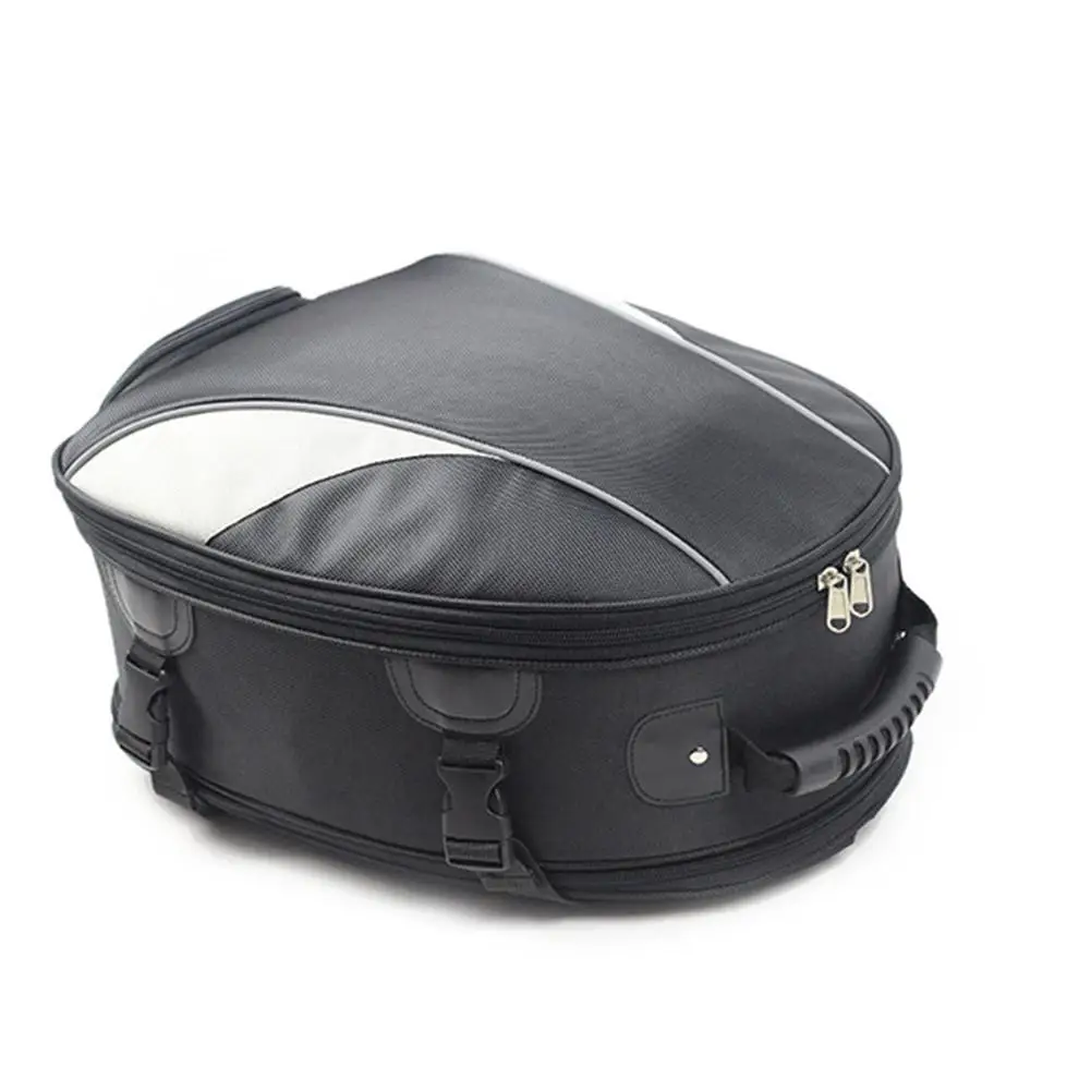New Motorcycle Tail Bag Multifunctional Waterproof Sports Seatback Tool Luggage Carry Bike Storage Tank |