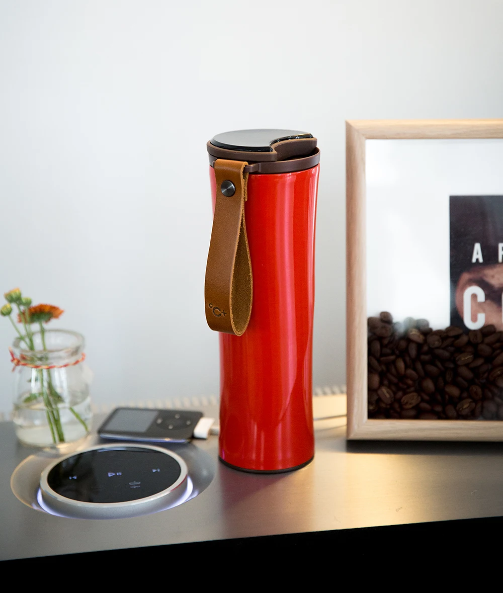 Youpin термосы Moka умная Вакуумная бутылка термос для кофе сенсорный температурный дисплей Нержавеющая сталь кофейная изоляционная чашка