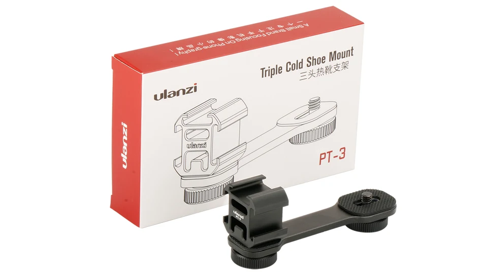 PT-3 кронштейн для холодного башмака 1/" с резьбой для микрофона Zhiyun Smooth 4 Feiyu Vimble 2 DJI Osmo Pocket Gimbal аксессуар
