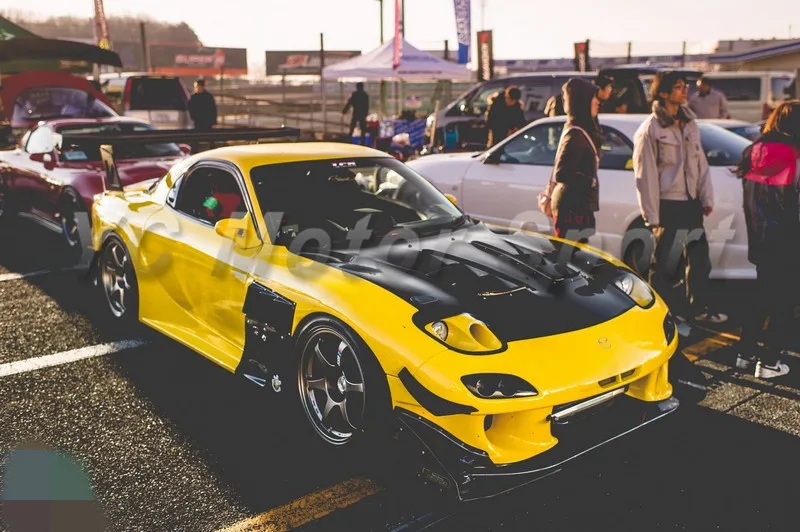 Автомобильные аксессуары капот из углеродного волокна для 1992 1997 RX7 FD3S