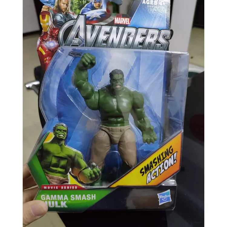2 Hasbro Marvel Мстители Рокки Hawkeye Халк Железный человек супергерой персонаж фигурка куклы игрушки Детские подарки 10 см - Цвет: 2
