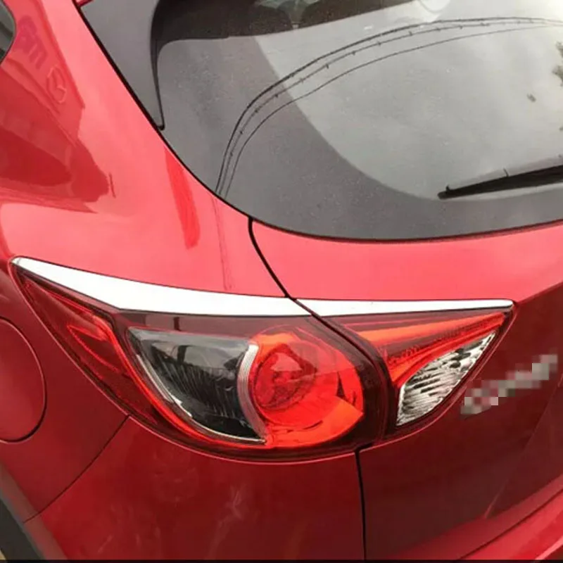 

for Mazda Cx-5 Cx 5 Ke 2016 Abs Chrome Tail Light Covers Strip Rear Lamp Cover Strip Car Styling Sticker Auto Accessories