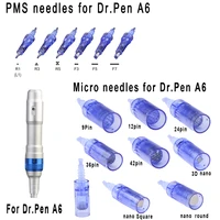 10pcs bayonet cartridge needles 1357912243642nano for electric dr pen a6 derma pen microblading needles micro stamp