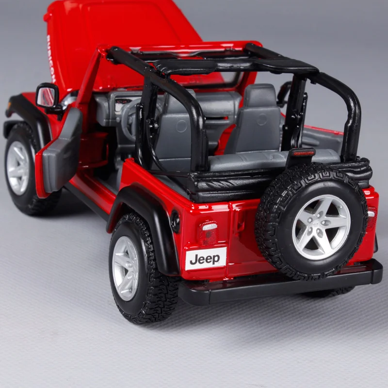 Maisto 1:27 Jeep Wrangler Rubicon SUV Diecast Model Car Toy New In Box Free Shipping 31245 |