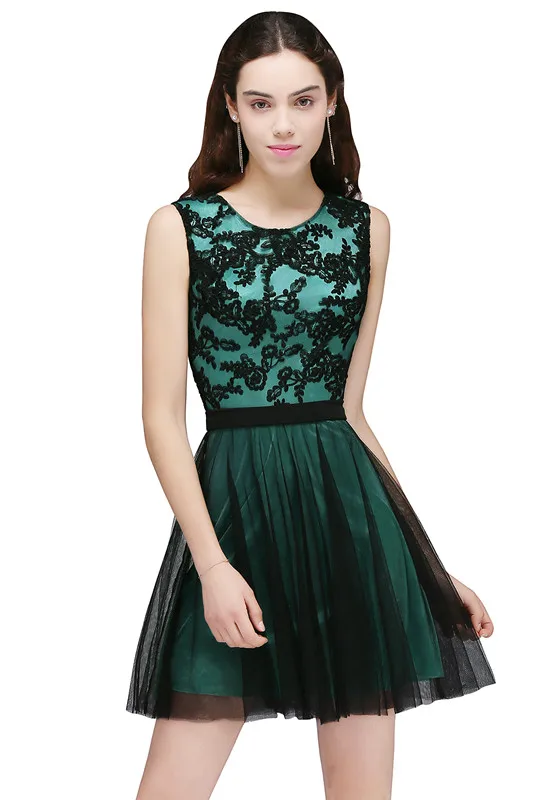Vestido de Festa Longo настоящие фото кружевные аппликации недорогие вечерние платья длинное вечернее платье - Цвет: short mint green