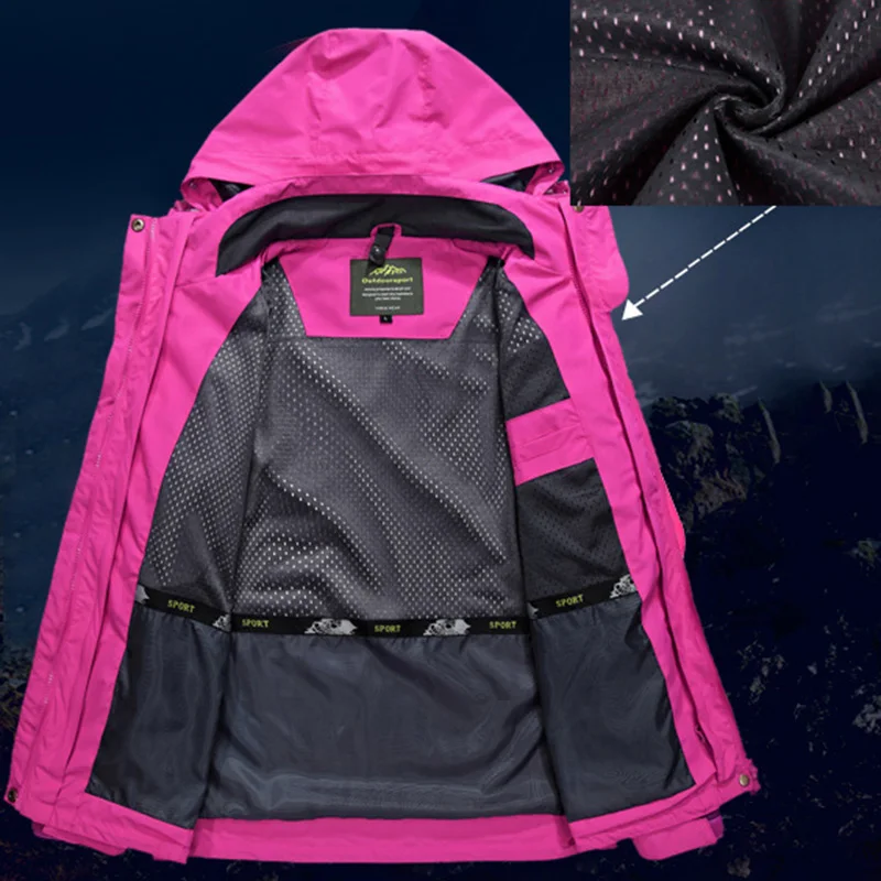Зимняя Лыжная куртка Мужская и женская одежда для пар водонепроницаемая от дождя