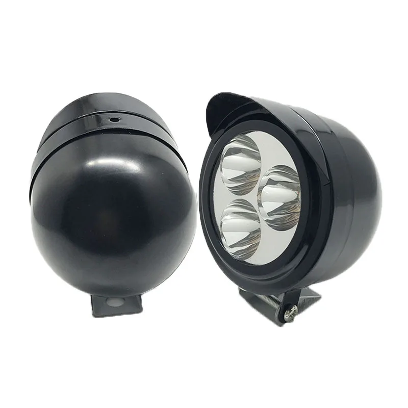 2 шт. фара для мотоцикла LED 12 в 9 Вт 6000 К супер яркий мотор прожектор ночного