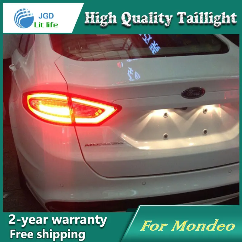 Автомобильный Стайлинг задний фонарь для Ford Mondeo 2013- задний светильник s светодиодный задний светильник светодиодный задний фонарь Ford Mondeo задний светильник s