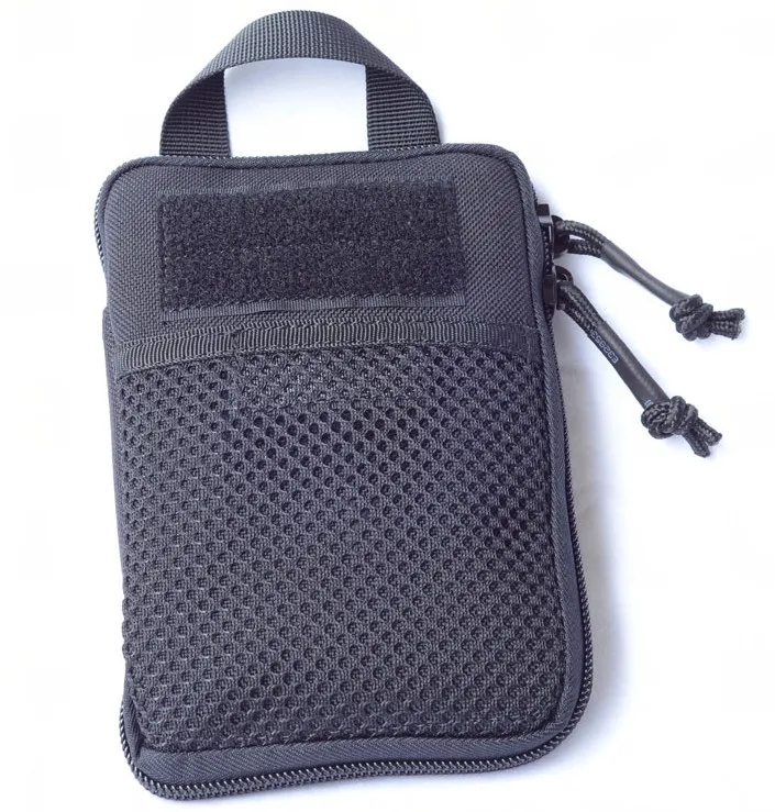 Black ROCOTACTICAL прочный нейлон EDC Военный карманный органайзер Чехол MOLLE военный поясной пакет боевой военный универсальный аксессуар сумка - Цвет: Black