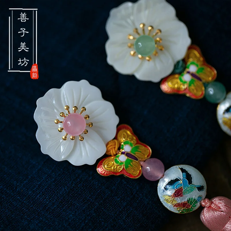 Зеленая брошь ручной работы в китайском стиле кимоно/аксессуары cheongsam с