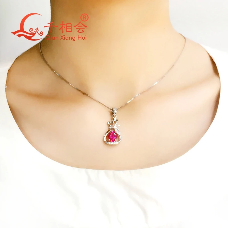 

wallet pendant shape with oval shape cubic zirconia and 925 sliver for jewelry making