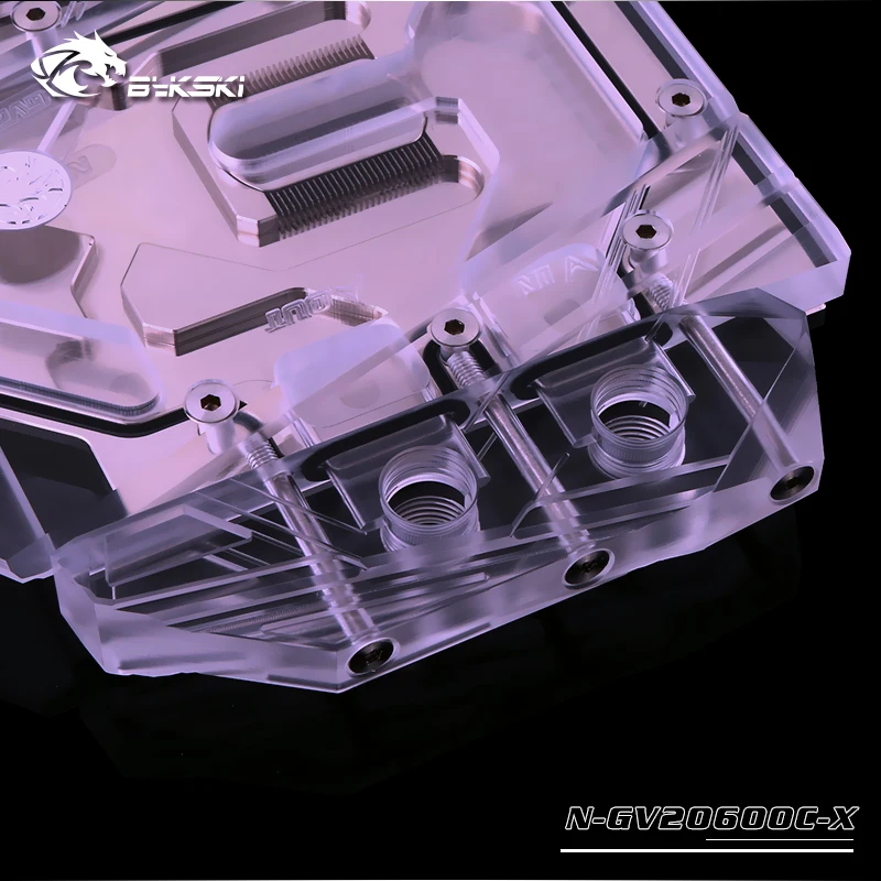 Водоблок Bykski для GIGABYTE RTX2060 Mini ITX OC 6G(GV-N2060IXOC-6GD) rev1.0/RTX2060 UDV OC D6 6GB радиаторный блок/RGB AURA