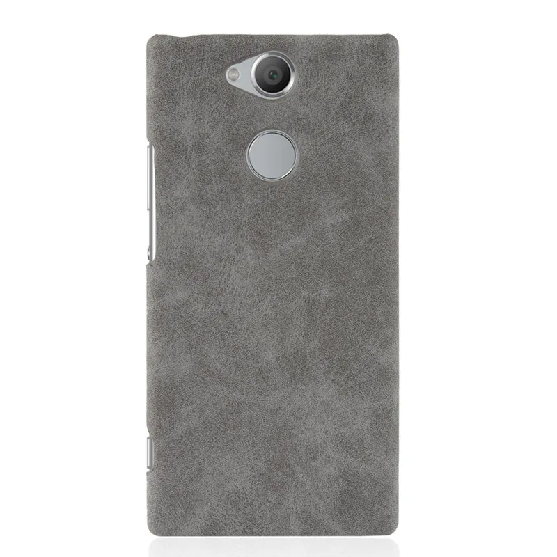 Чехол для Sony Xperia XA2 Жесткая Пластиковая Задняя крышка из искусственной кожи H3113