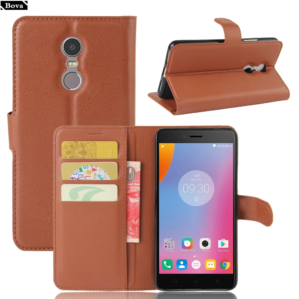 Чехлы для lenovo k6 Note чехол бумажник из искусственной кожи с держателем карт
