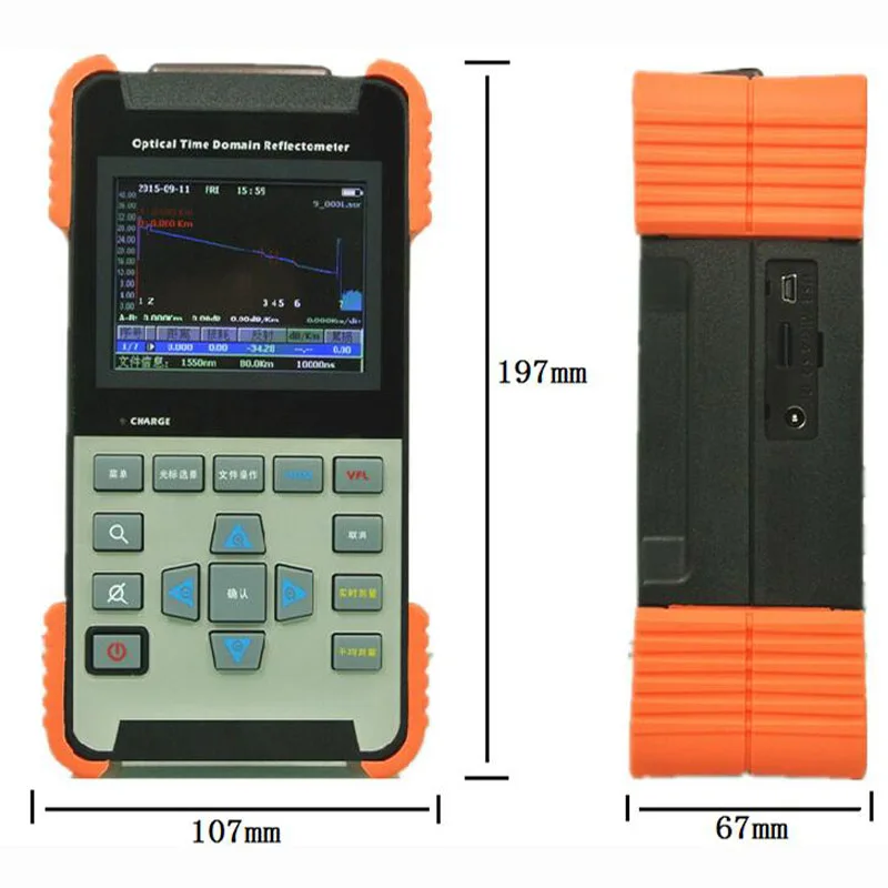 Высокопрочный Micro OTDR AOR500s 24/22dB 1310 & 1550нм недорогой|Оптоволоконное оборудование| |