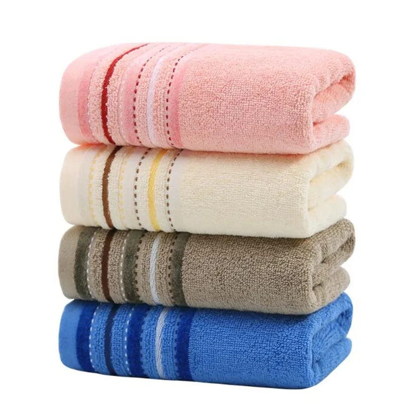 

hot Sales Cotton fiber Solid Towel For Adults Fast Drying Soft 24 style Thick High Absorbent Antibacterial W-11-sj