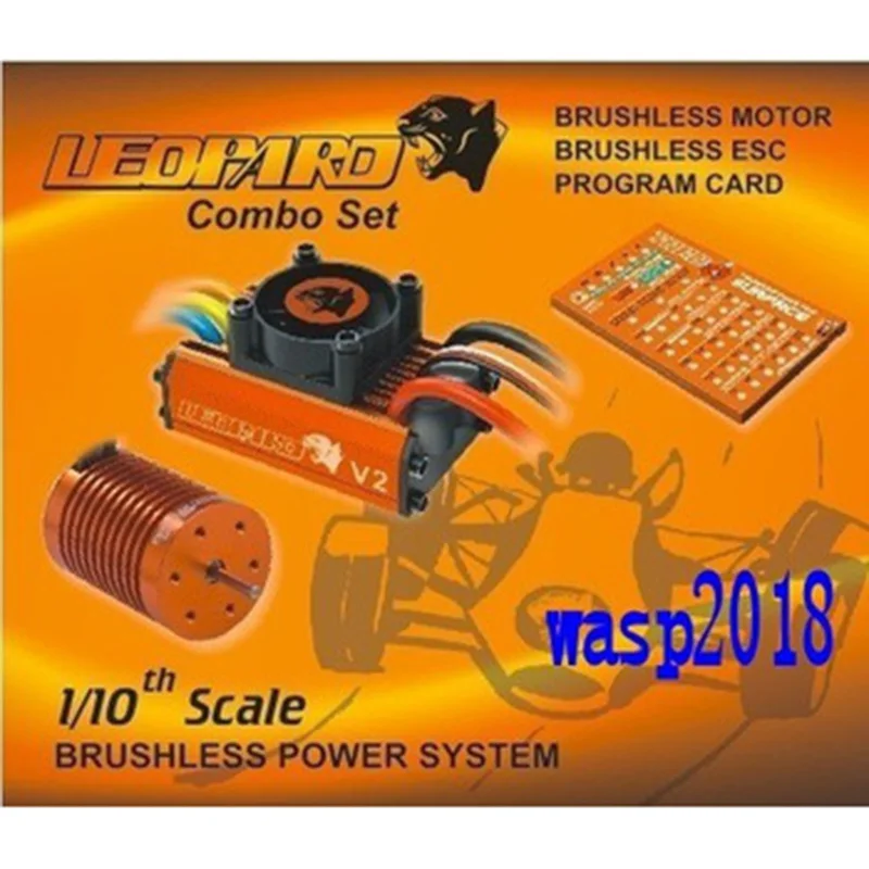SKYRC LEOPARD 60A ESC + бесщеточный мотор 9Т 4370кв 1/10 автомобильный комбо с программной