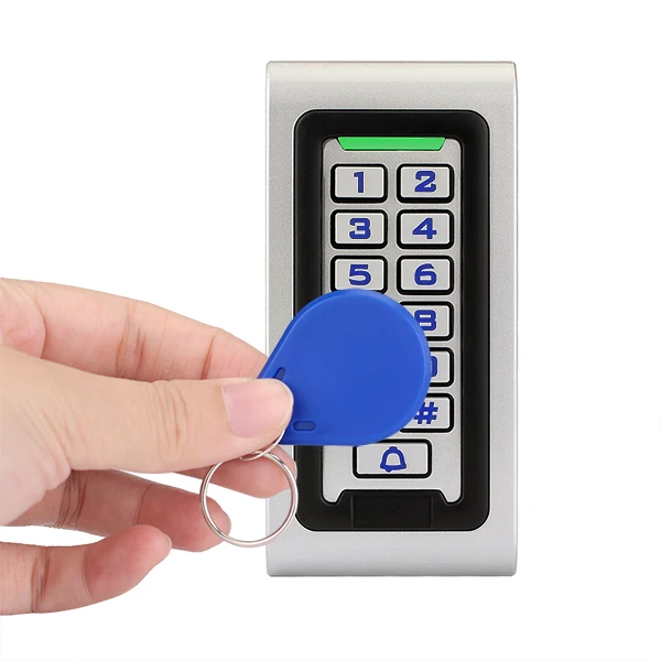 RFID Клавиатура контроля доступа водонепроницаемый IP68 металлический чехол 125 кГц ID однодверный Автономный контроль доступа Wiegand 26 Бит I/O F1215D