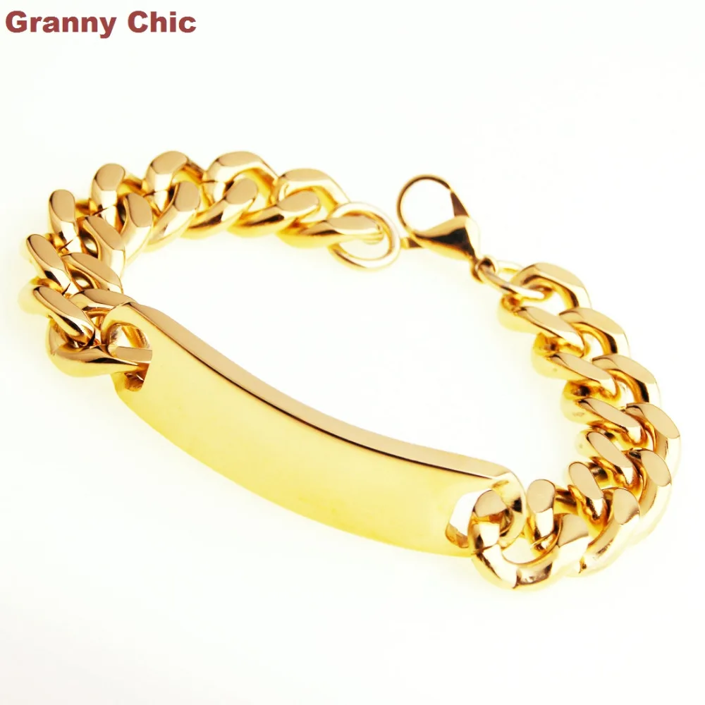 Браслет цепь из нержавеющей стали 10 мм/15 мм|chain bracelet|bracelet fashionfashion bracelet |