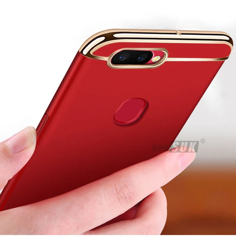Oneplus 5T A5010 Phone case For One Plus 5t 1+5 T 6.01inch Original Gold Plated Back Cover Full Protect PC Hard Shell New Coque | Мобильные