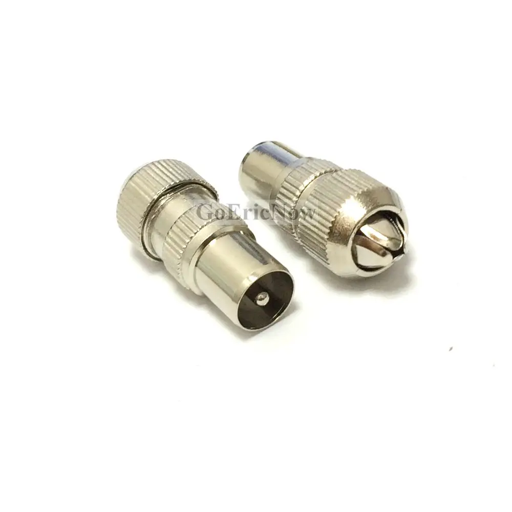5 шт. RF ТВ антенна Вилки разъем коаксиальный кабель Разъемы Мужской UK |
