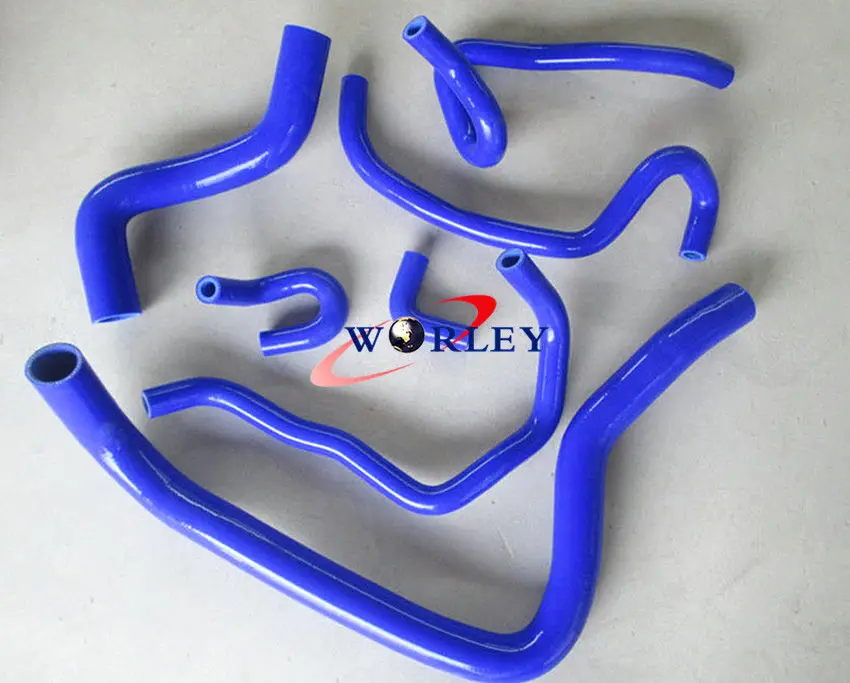 BLUE SILICONE RADIATOR HEATER HOSE KIT FOR HONDA  ACCORD SIR-T CF4 F20B DOHC 1997-2000