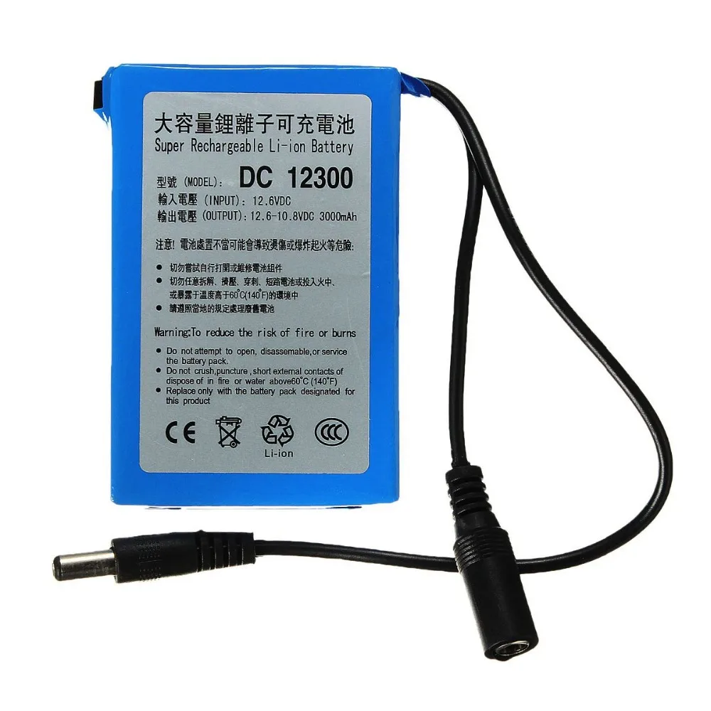 Высококачественный супер перезаряжаемый литий-ионный аккумулятор постоянного