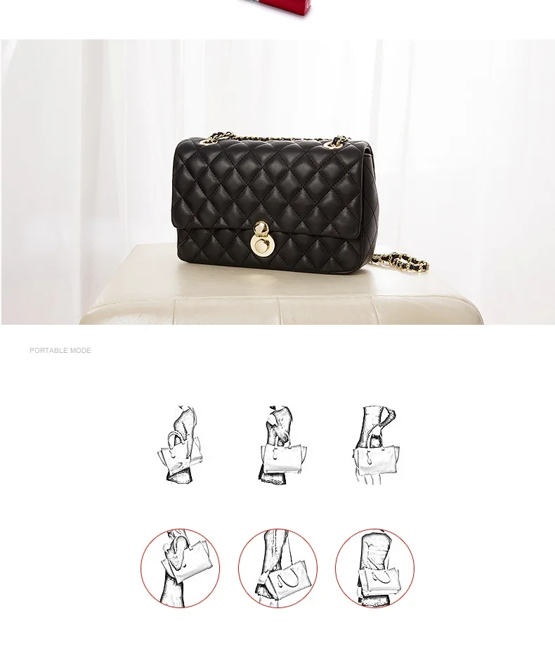 AOKANG Новое поступление женские сумки модные брендовые дизайнерские сумки-мессенджеры цепи сумки на плечо женские квадратные Сумки из искусственной кожи женские