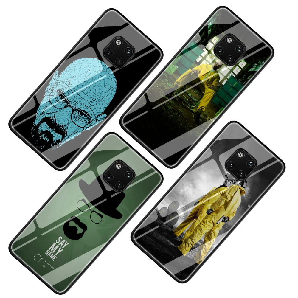 Чехол для телефона с закаленным стеклом Breaking Bad чехол Huawei P10 P20 P30 Y6 Y9 Honor 8X 7A pro 9 10 Lite