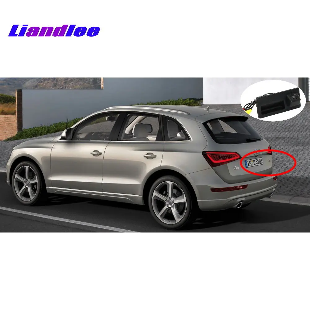 Liandlee для Audi Q5 2008-2013-2018 Автомобильная камера заднего вида парковки камера/ручка