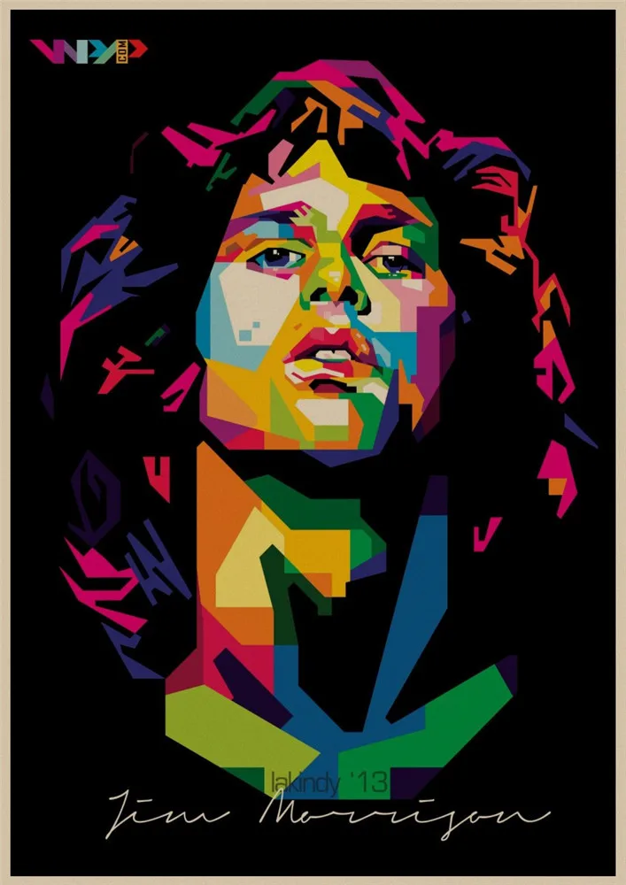 Двери Jim Morrison крафт-рок плакат ретро-рок-группа плакат музыкальной звезды настенные картины ВИНТАЖНЫЙ ПЛАКАТ домашний декор