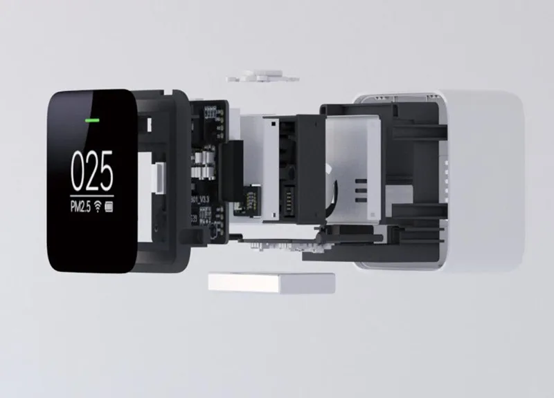 Xiaomi Smart PM2.5 детектор воздуха мини Портативный OLED экран 2,4 ГГц Wifi с очистителем воздуха контроль качества воздуха