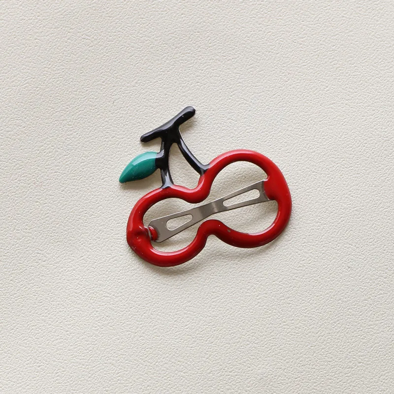 5 шт./лот Новый дизайн Детские милые красочные заколки для волос с фруктами