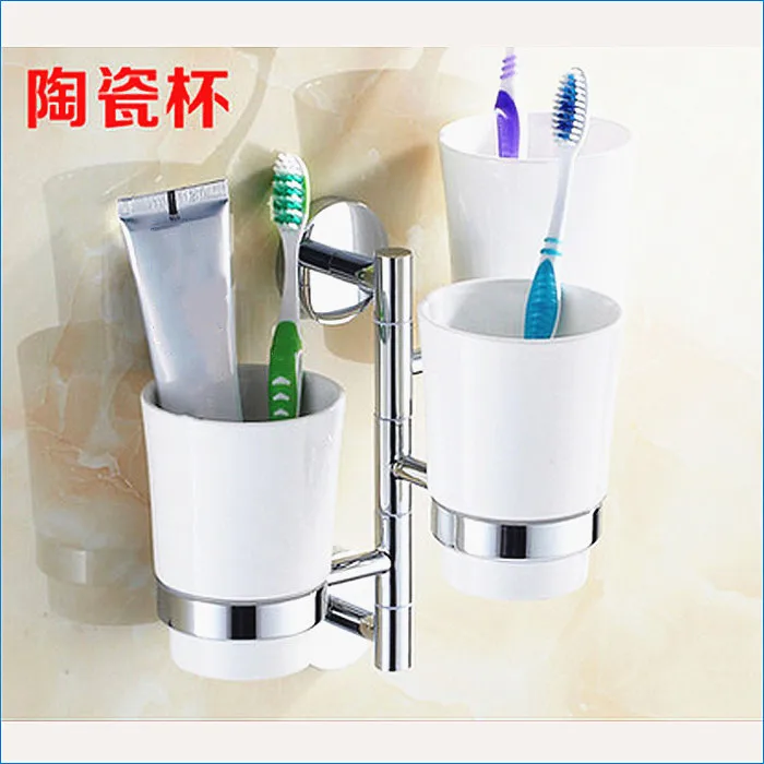 cup holder D Подстаканник для ванной, стакан для ванной, вращающийся держатель для полотенец, J15297 - Цвет: cup holder D