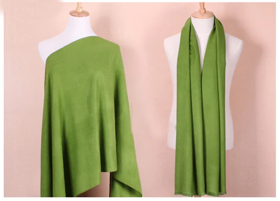grass green 20 ярких цветов, брендовые новые Бордовые женские модные кашемировые шарфы пашимина, толстые мягкие шарфы, теплая шаль 200x60 см 1211 - Цвет: grass green