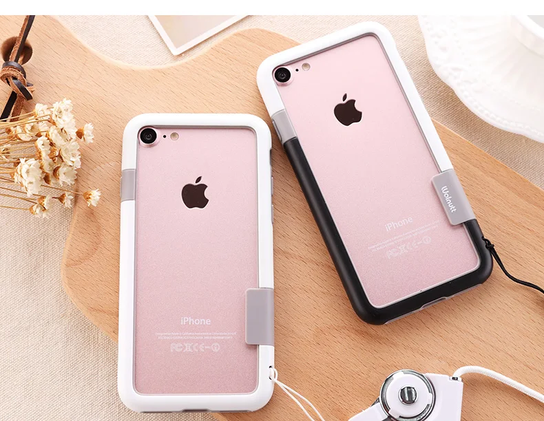 HOTR для iphone 8 бампер чехол для iphone 5 5S SE 6 7 8 9 plus X Xs Max XR мягкий чехол с рамкой из термополиуретана Тонкий чехол Fundas без шнура