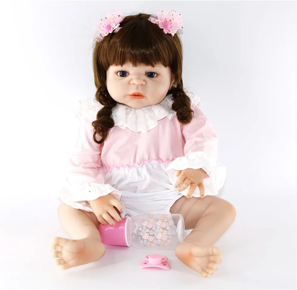 

55 см, силиконовая кукла Reborn Baby Doll, игрушка для девочки, винил, bebes reborn menina bonecas, принцесса, младенцы, живая, игрушка, куклы