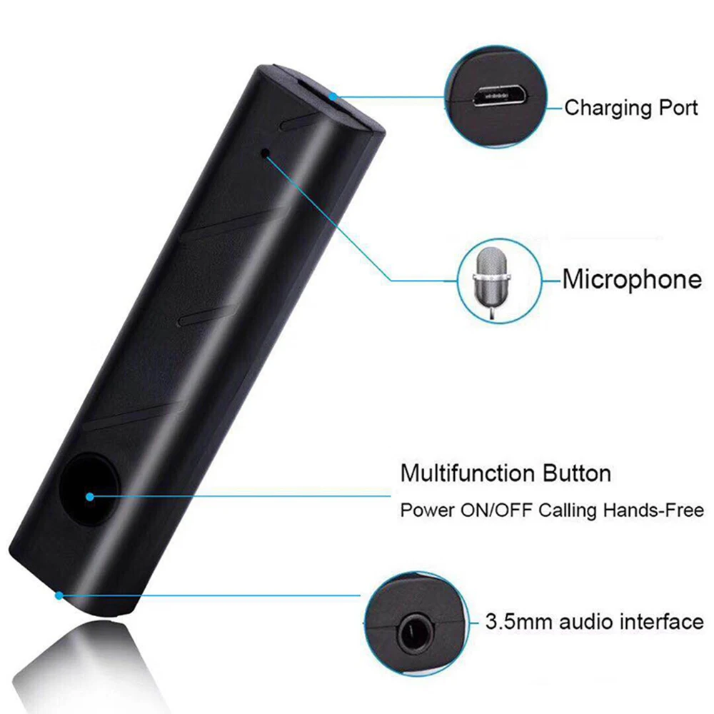 Портативный Беспроводной Автомобильный bluetooth аудиоприемник 3 5 мм передатчик AUX
