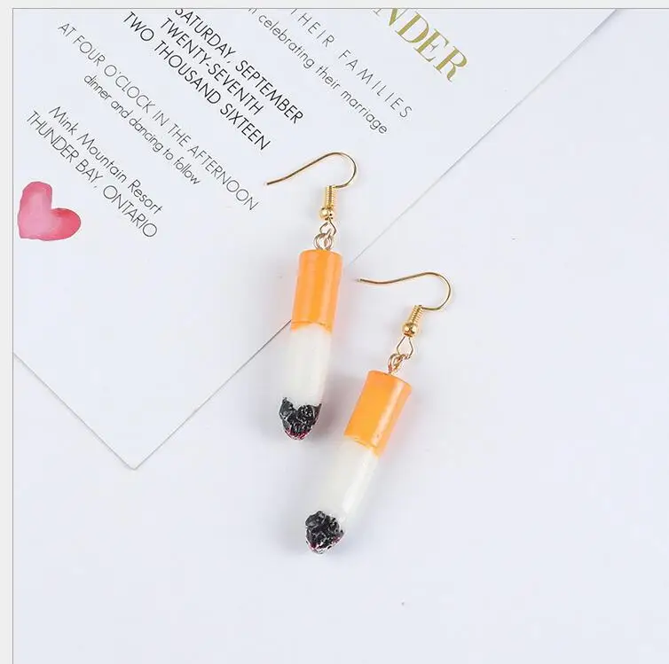 2018 new cigarette jewelry earrings diy handmade pendant | Украшения и аксессуары