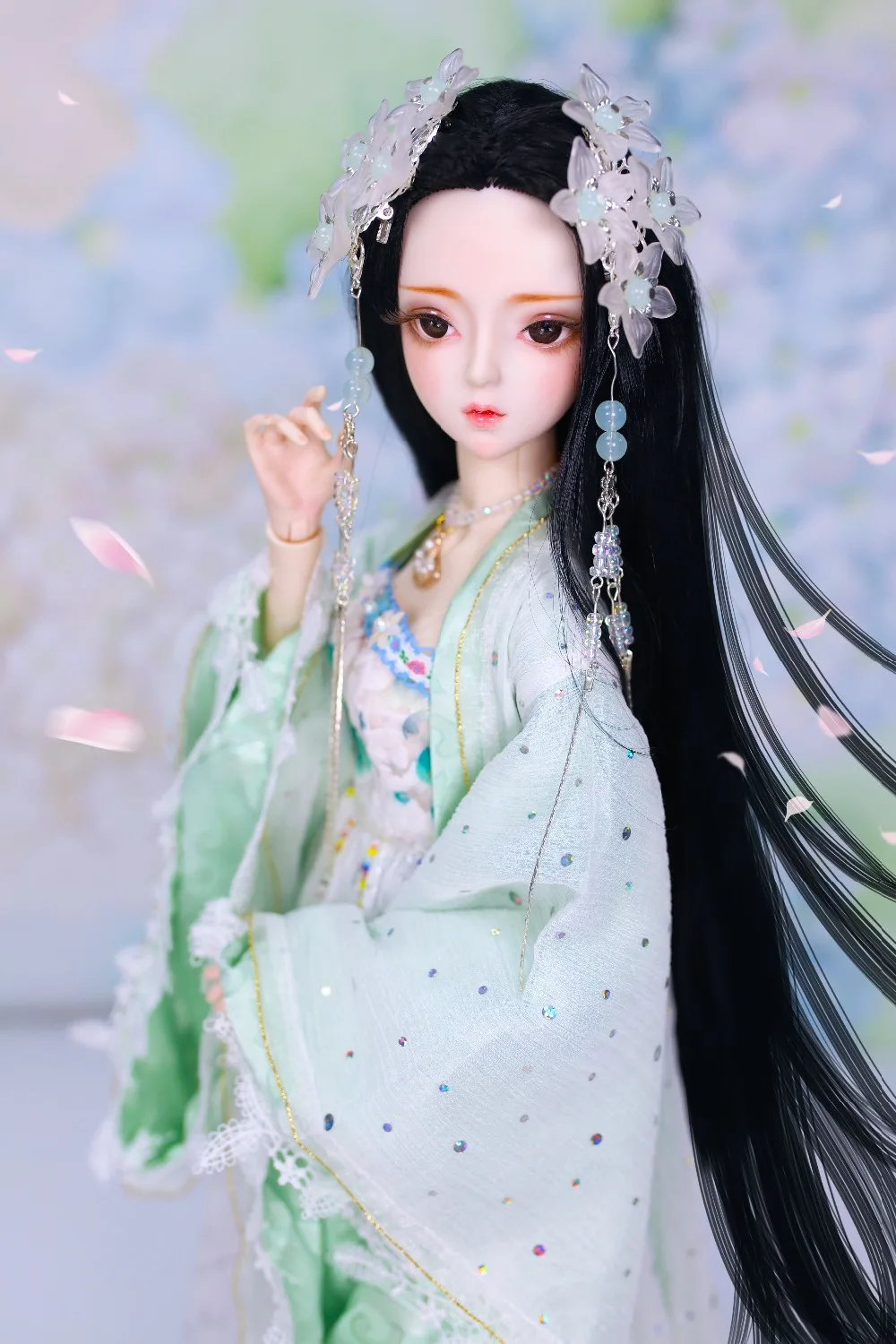 Одежда для 1/3 BJD кукла 62 см изысканное платье ручной работы Высокое качество Ледяной, SD