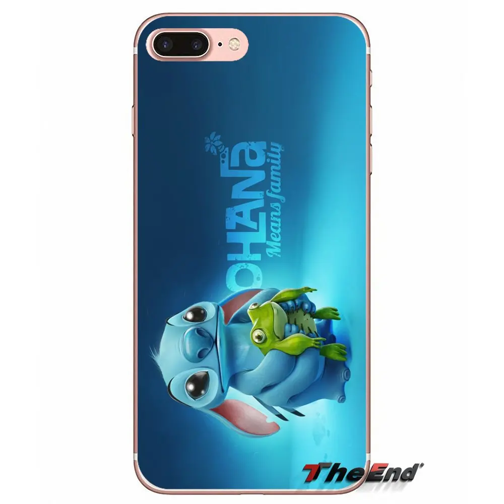 For Samsung Galaxy S9 Plus Note 8 One oneplus 5T Meizu M5s LG V30 HTC U11 Capa Kawaii Lilo and Stitch Ohana ultra thin case | Мобильные