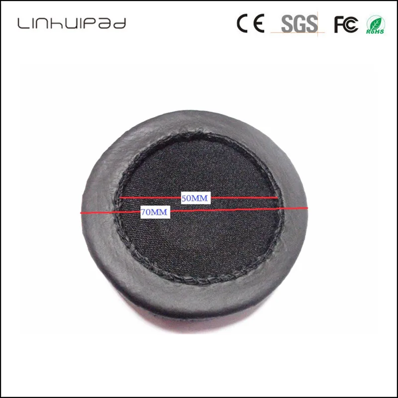 Linhuipad V150 кожаные амбушюры для наушников MDR V250 диаметр 70 мм Sony MDR-V150 V300 7 см 1 пара |