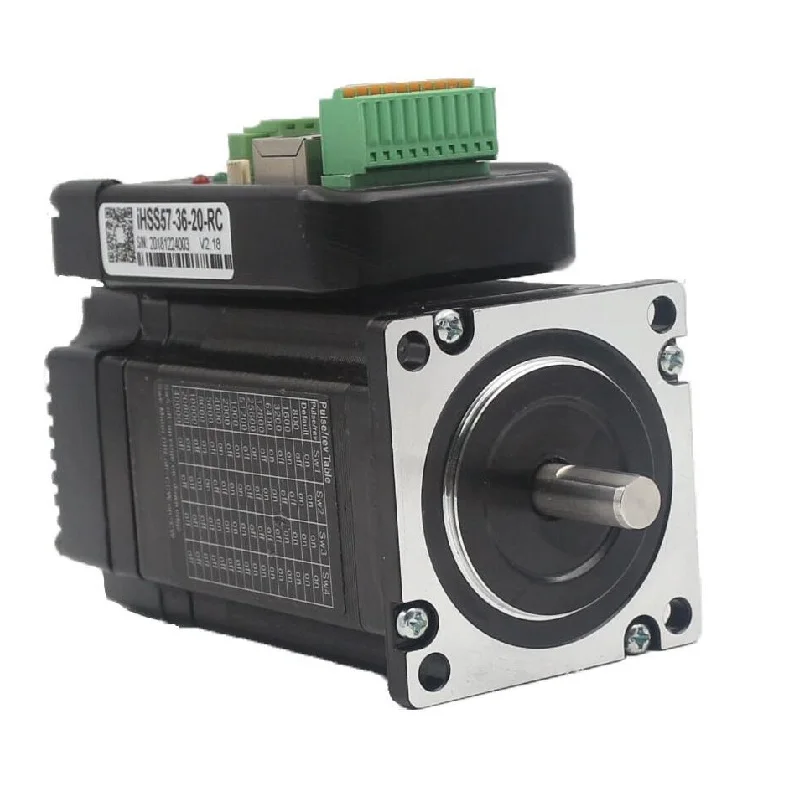 JMC nema 23 2-фазный 2Nm 4.5A встроенный шинный шаговый двигатель IHSS57-36-20-RC