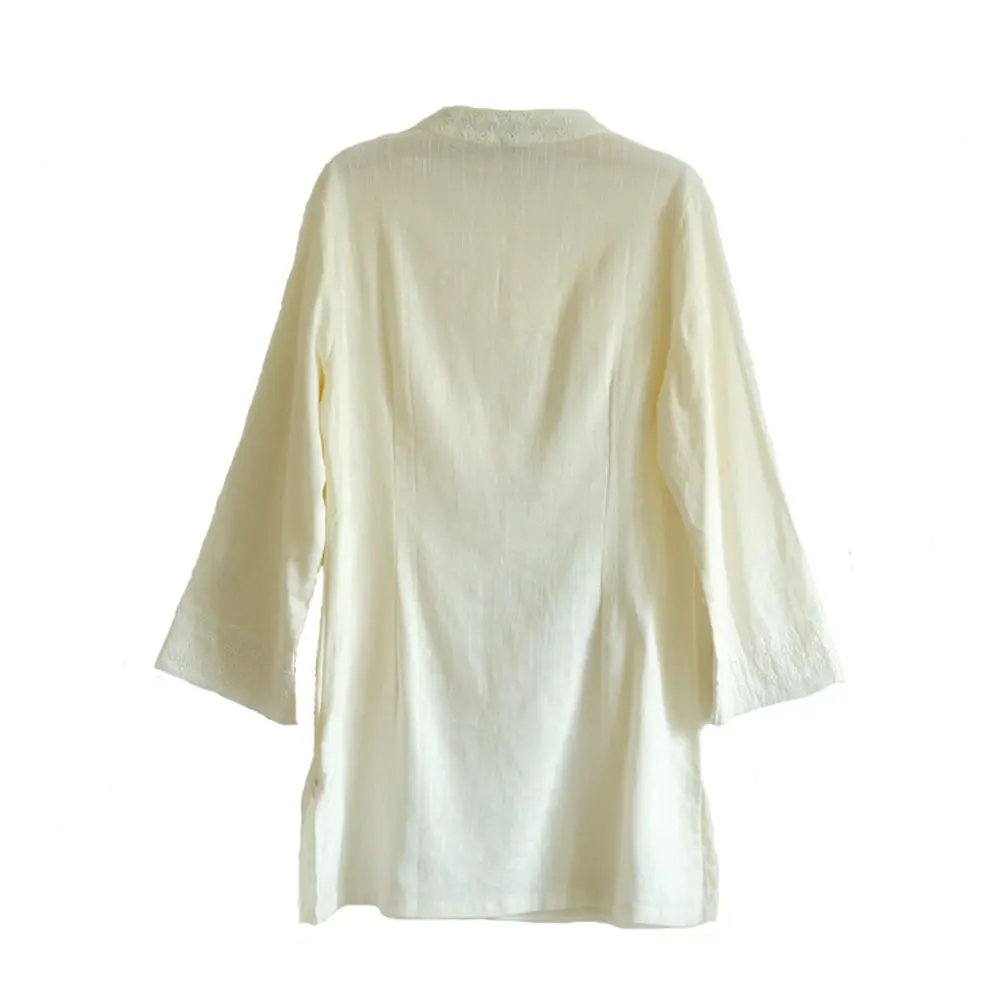 Женский китайский хлопковый льняной костюм традиционная одежда платье в стиле Zen